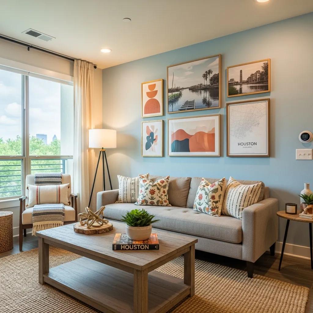 Stylish rental apartment in Houston illustrating the rental market outlook and tenant appeal